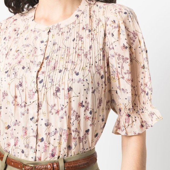 ba&sh Blouna floral-print blouse - Picture 2 of 6